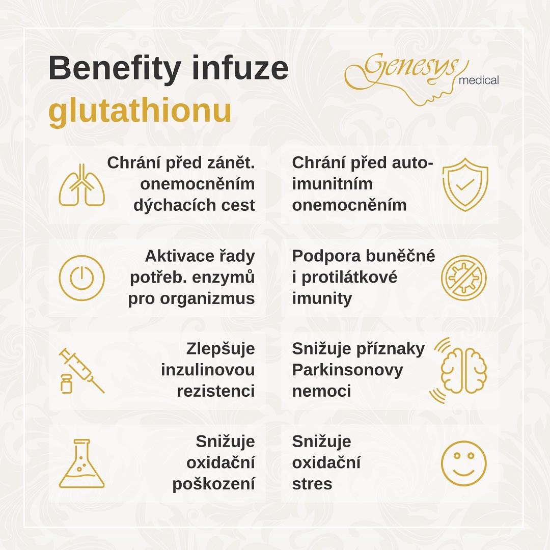 Infuze vitamínu C + glutathion
